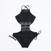 Costum de baie întreg ''Black Shadow'' - Zappy Fashion Romania